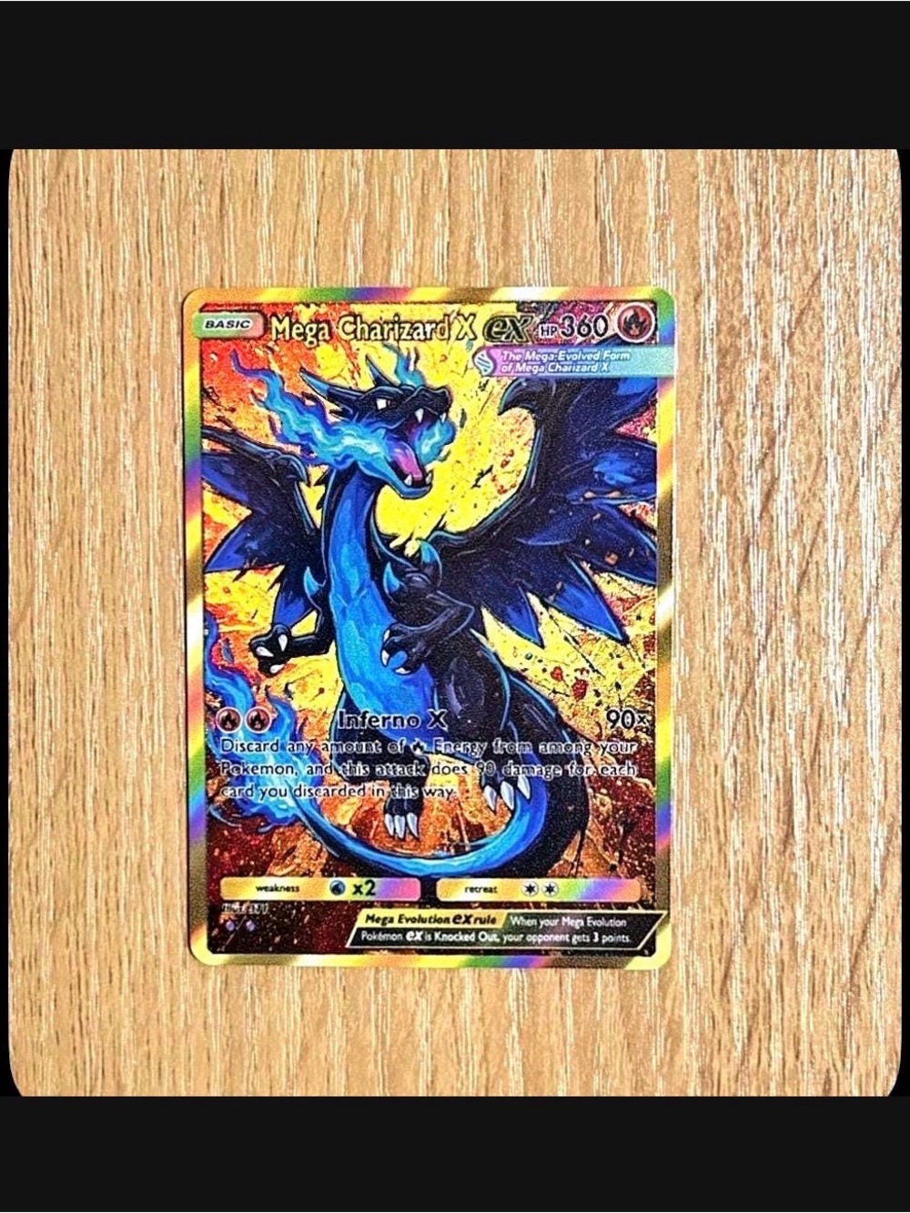 Mega Charizard x EX customized card